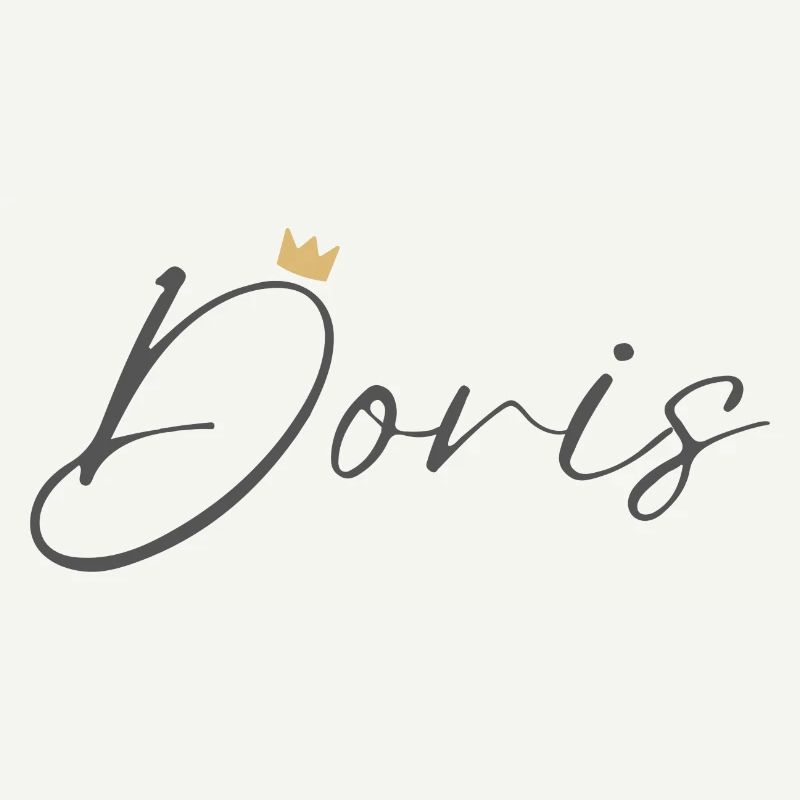 Prinzessin Doris Crown Hemd – Name mit Buchstabe D