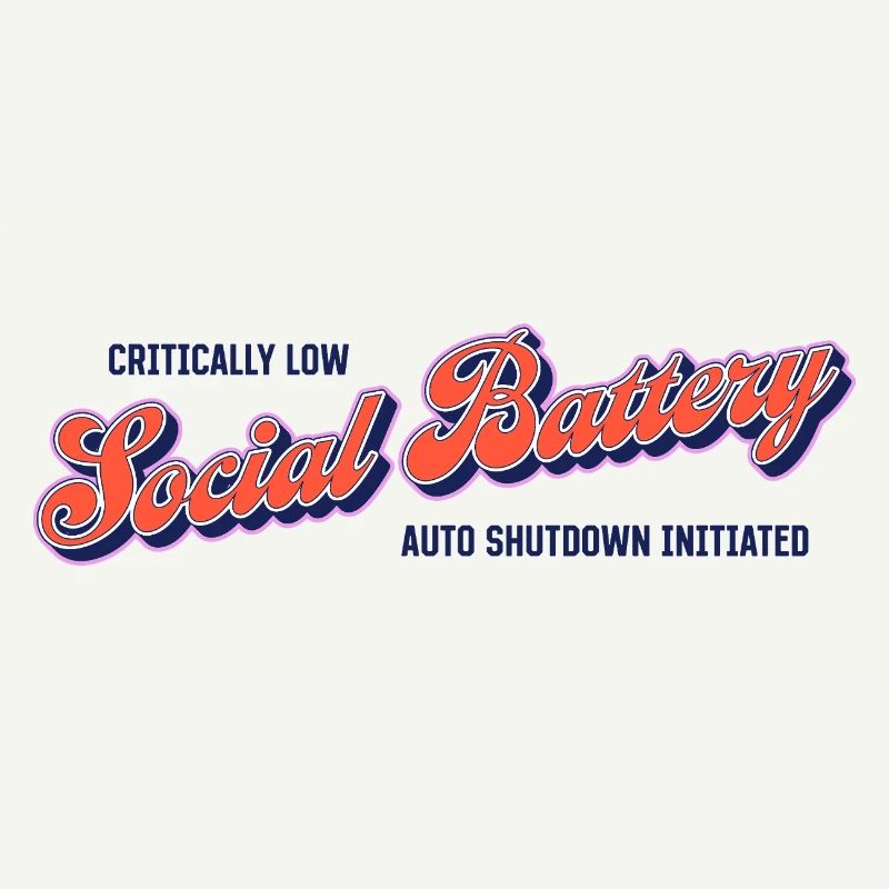 Battery level: Social empty – autoshutdown activated