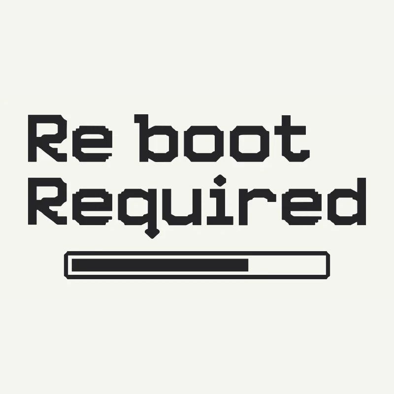 Redémarrage requis - Style de jeu rétro