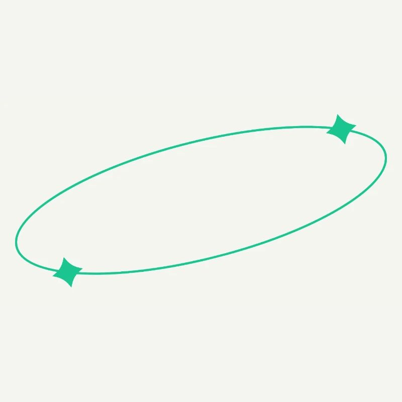 Elliptical Star Ring