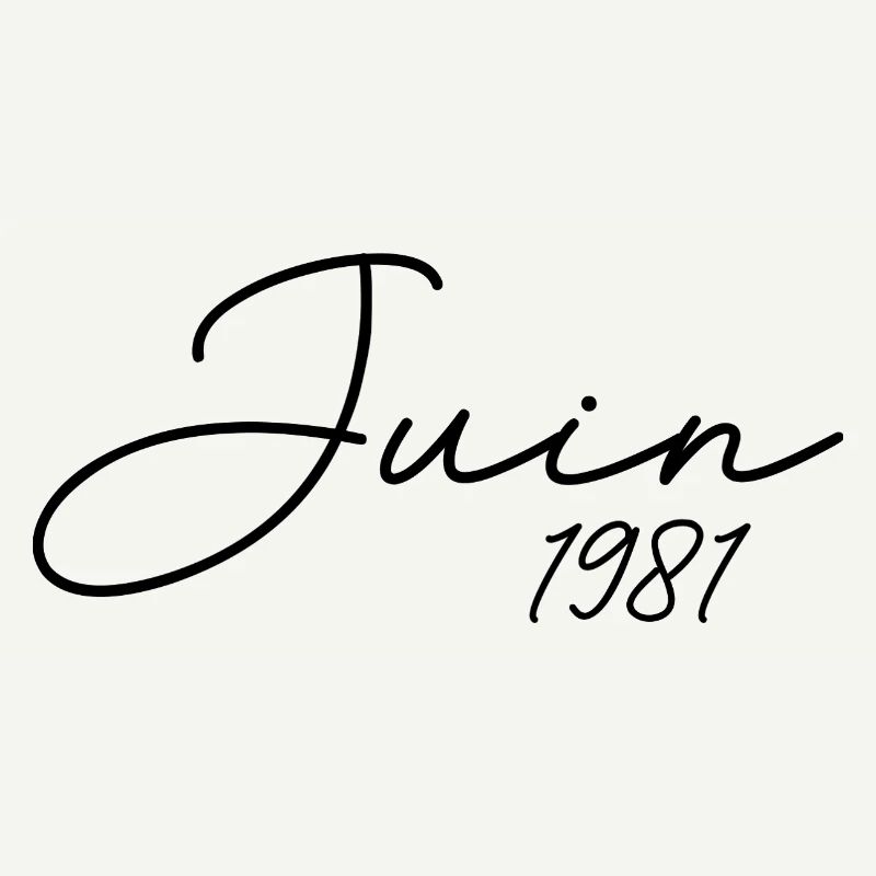 Geburtstag 1981 Juni 1981 Geschenk Juni 1981