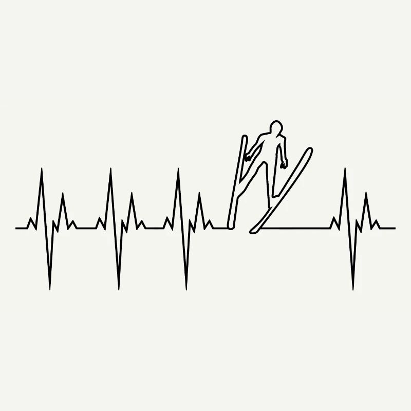 Ski Jumping Electrocardiogram ECG Ski Jumping