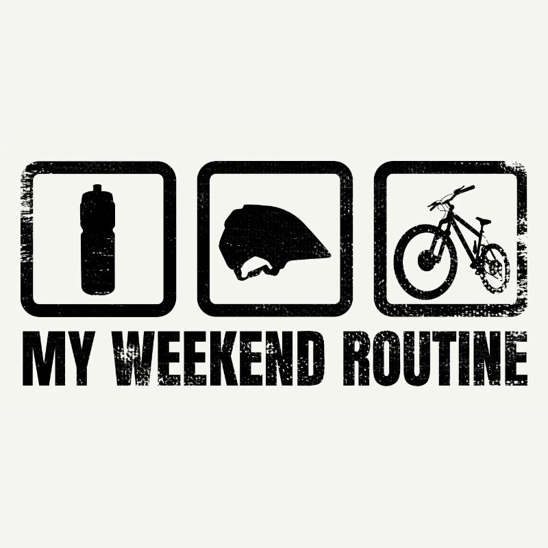 Mountain biker weekend