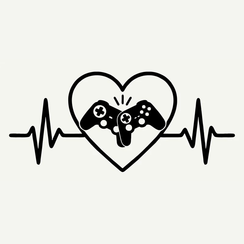 Controller Herz Gamer Liebe Videospiele