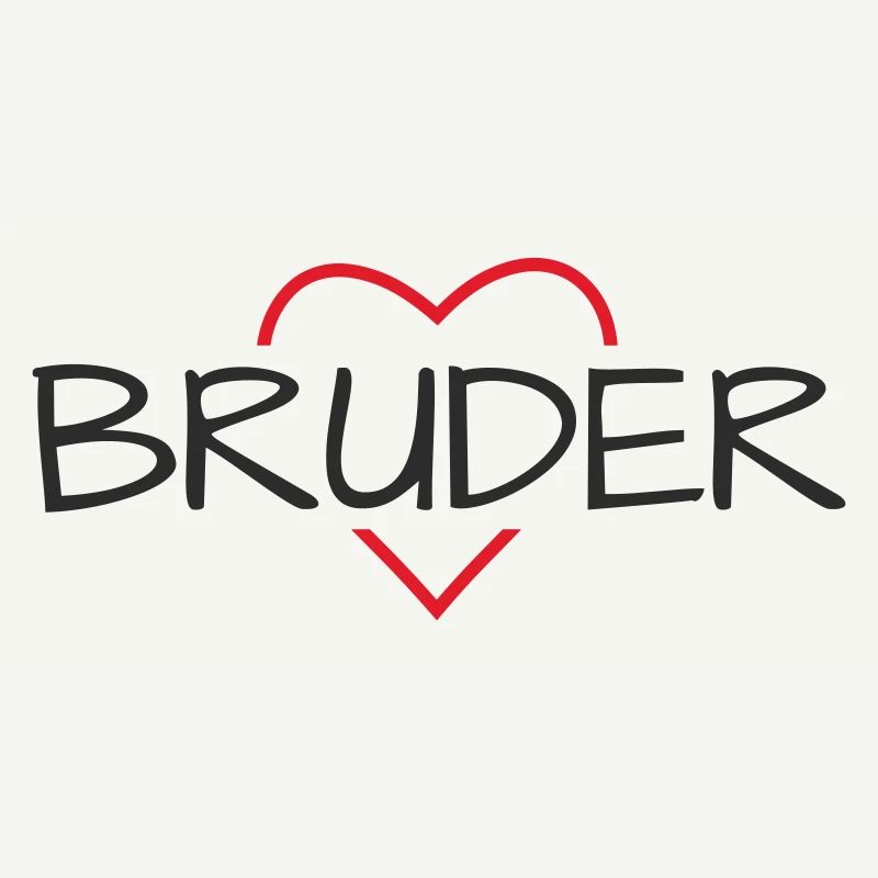 Bruder Herz Geschenk Geburtstag 