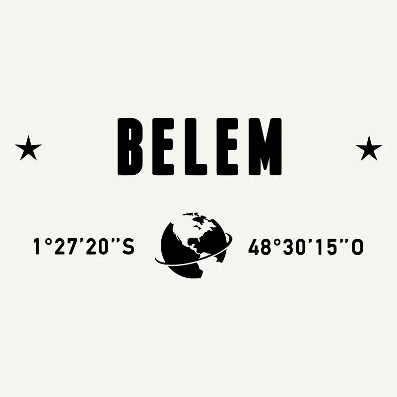 Belem Brazil Coordinates Gps Globe