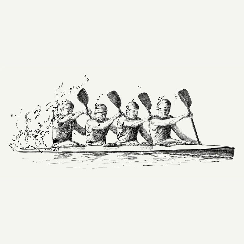Course de canoë