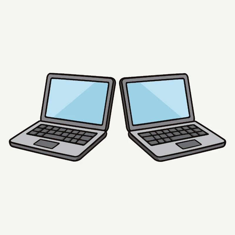 Collaboration avec les ordinateurs portables doubles