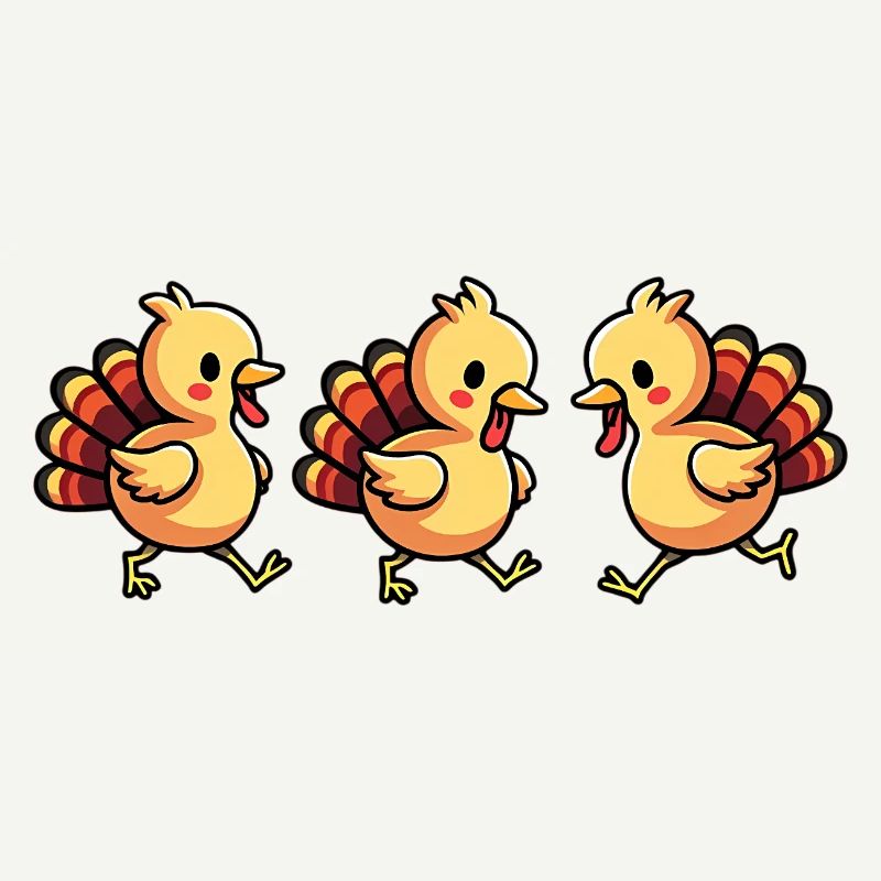Bébé dinde de Thanksgiving