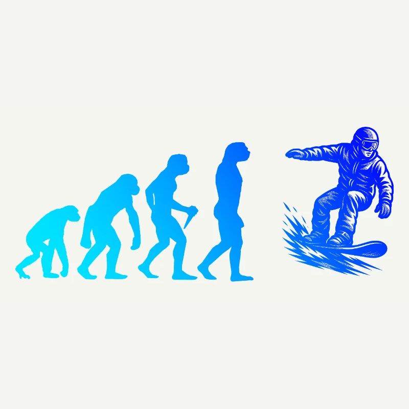 Modern Snowboard Artwork