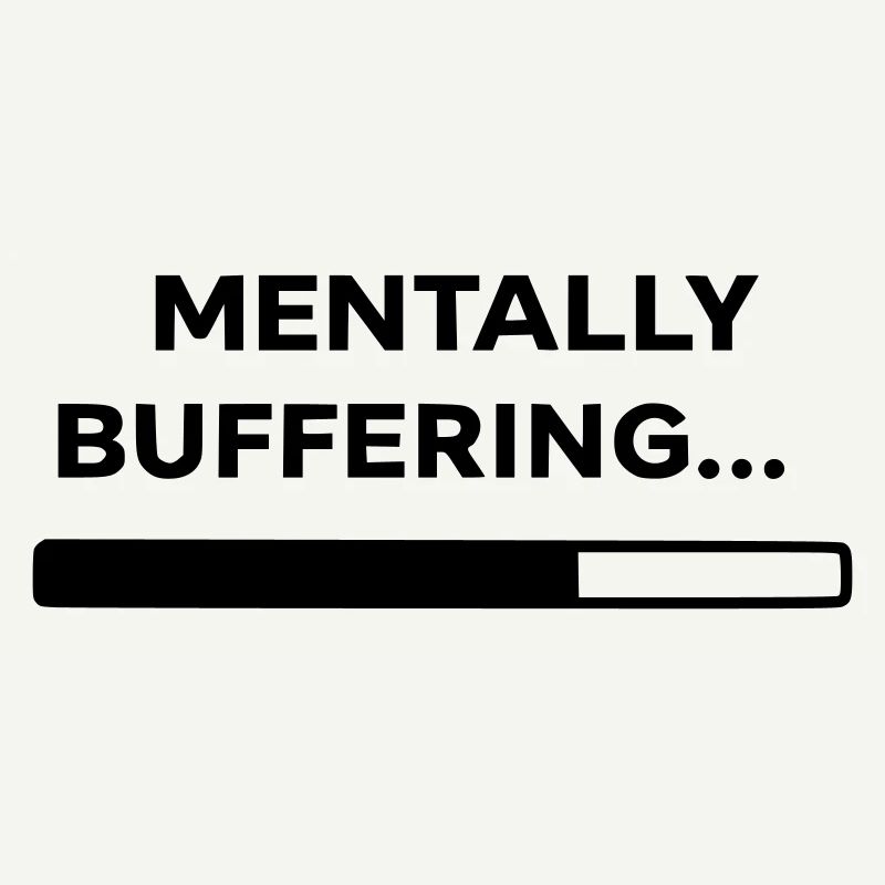 MENTALLY BUFFERING... | Minimal Loading Bar Design