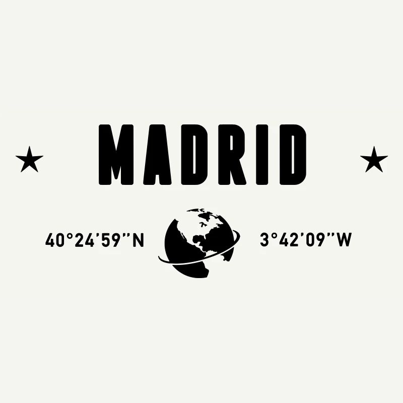 Madrid Spain Coordinates Planet Earth