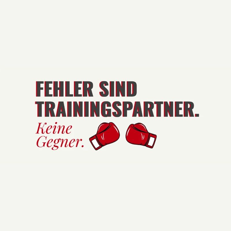 Fehler sind Trainingspartner – Mindset Shirt