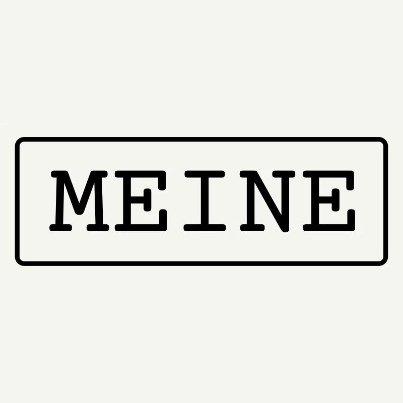 Meine Eigentum Besitz Geschenk