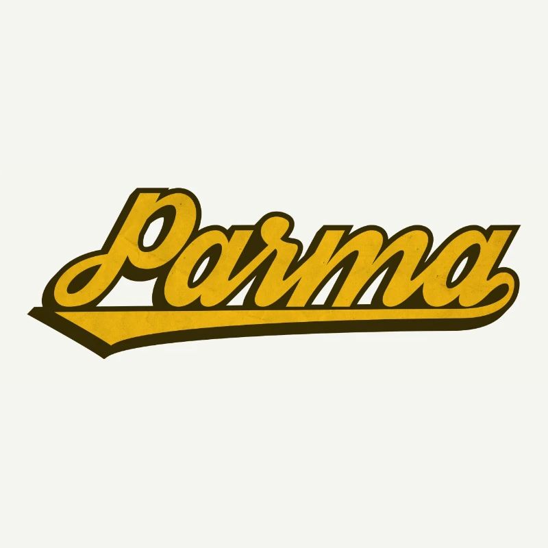 Parma Vintage Script Logo