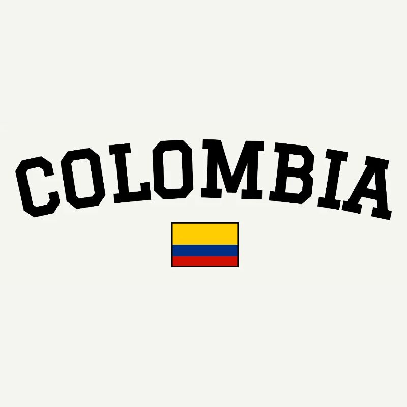 Drapeau de la Colombie Noir