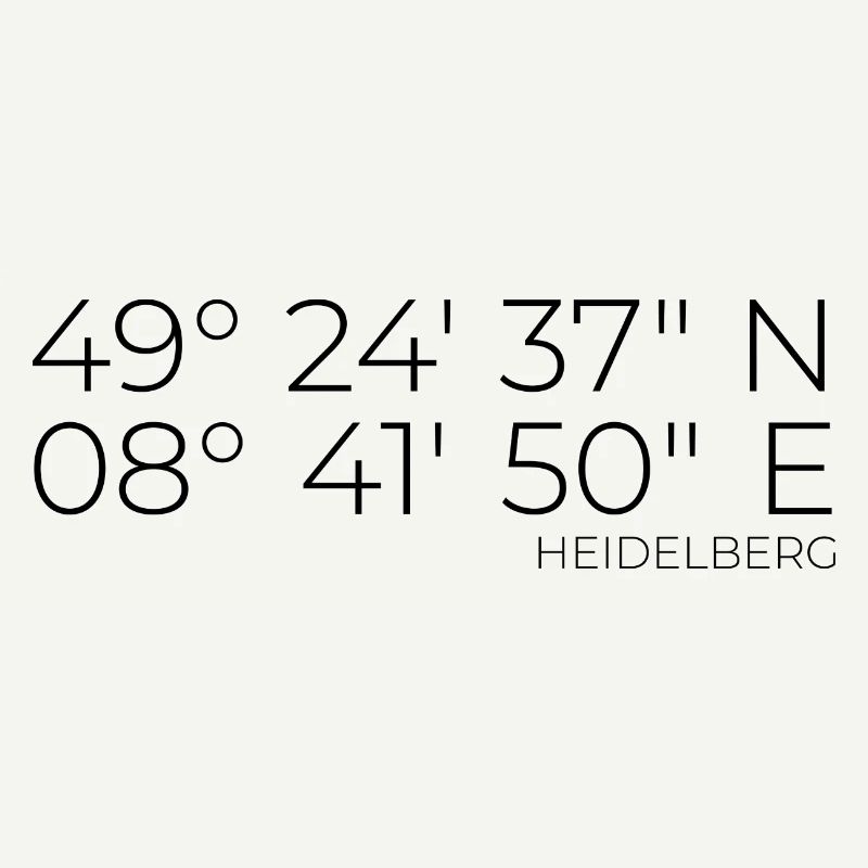 coordinates Heidelberg
