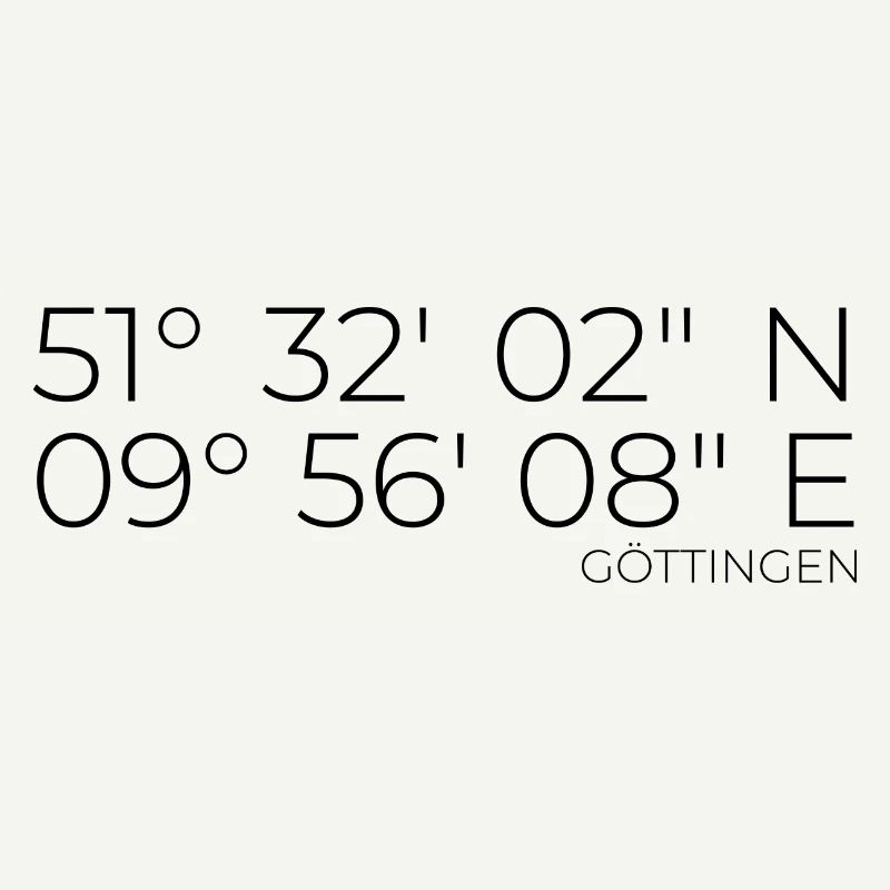 Coordinates Göttingen