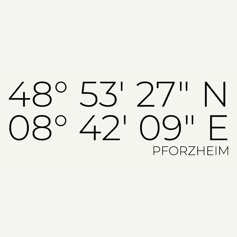 Coordinates Pforzheim