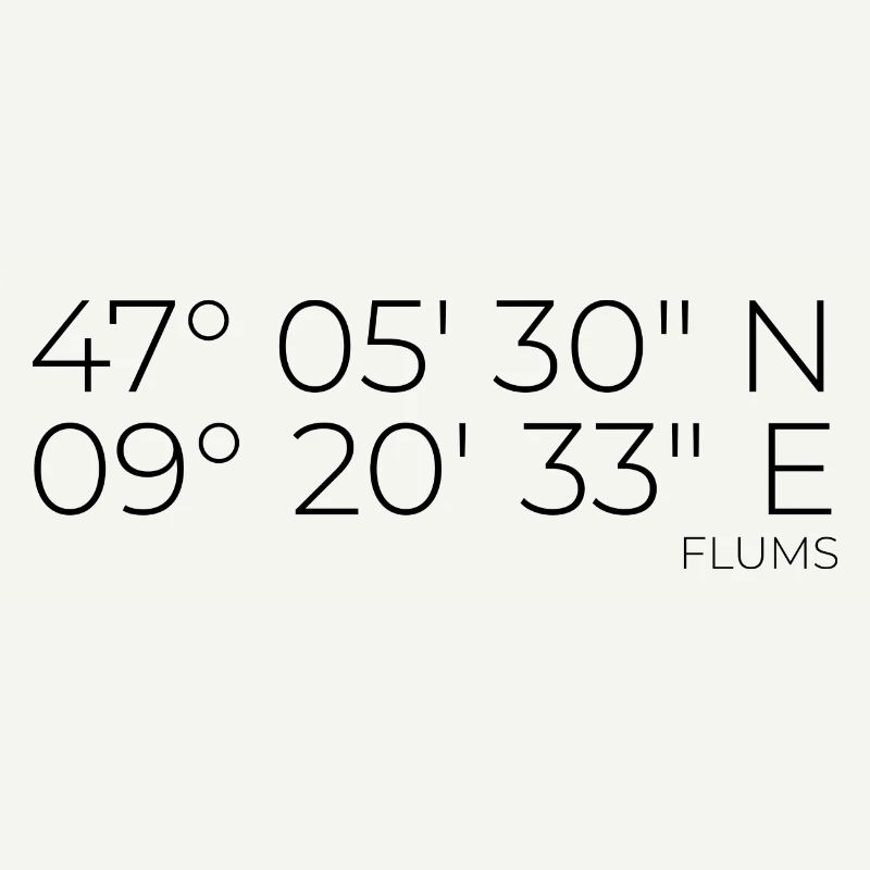 coordinates Flums Switzerland