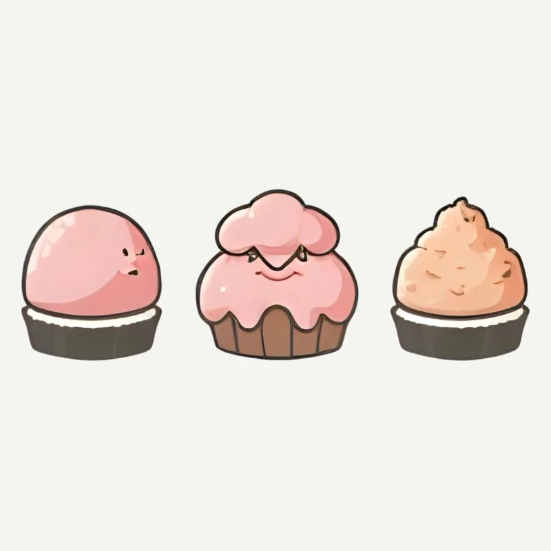 Cupcaake – Conception de cupcakes Kawaii pour Candy-L