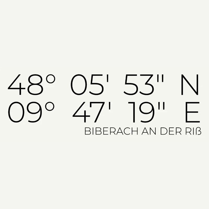 Coordinates Biberach an der Riß