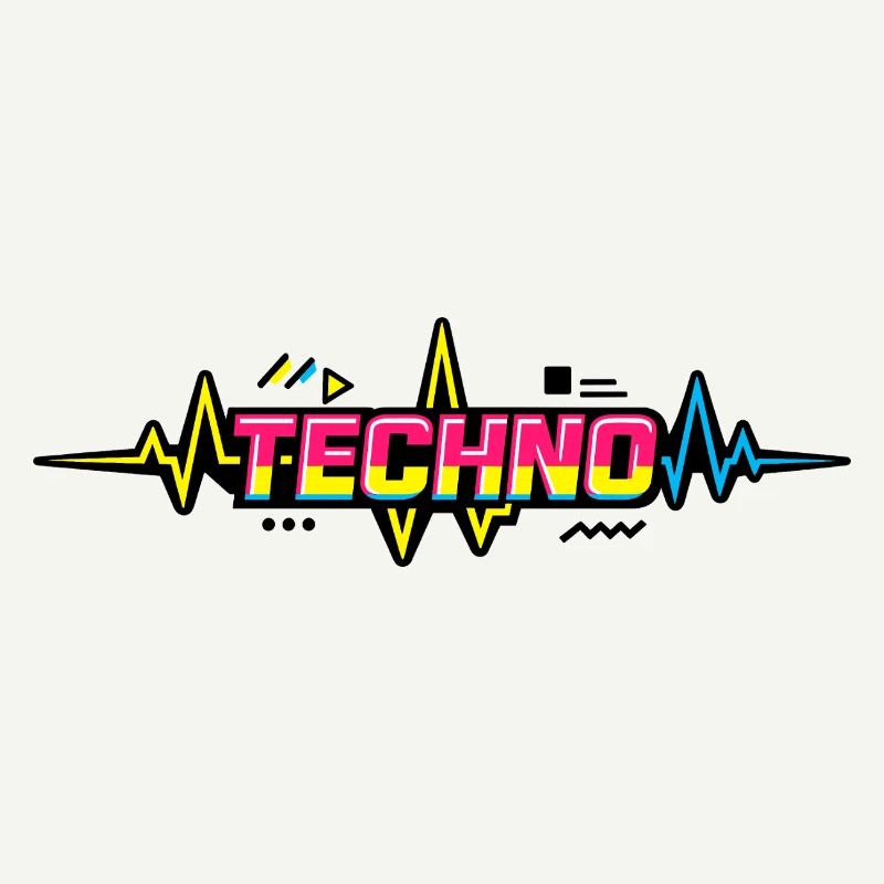 Techno Neon Pulse