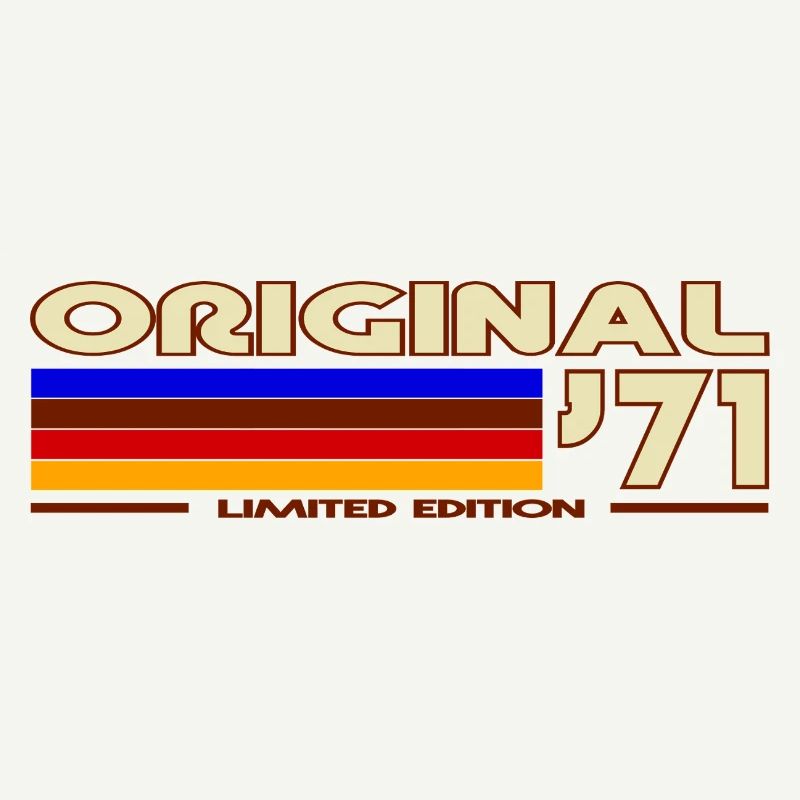 Originales 71 Rainbow Retro-Abzeichen