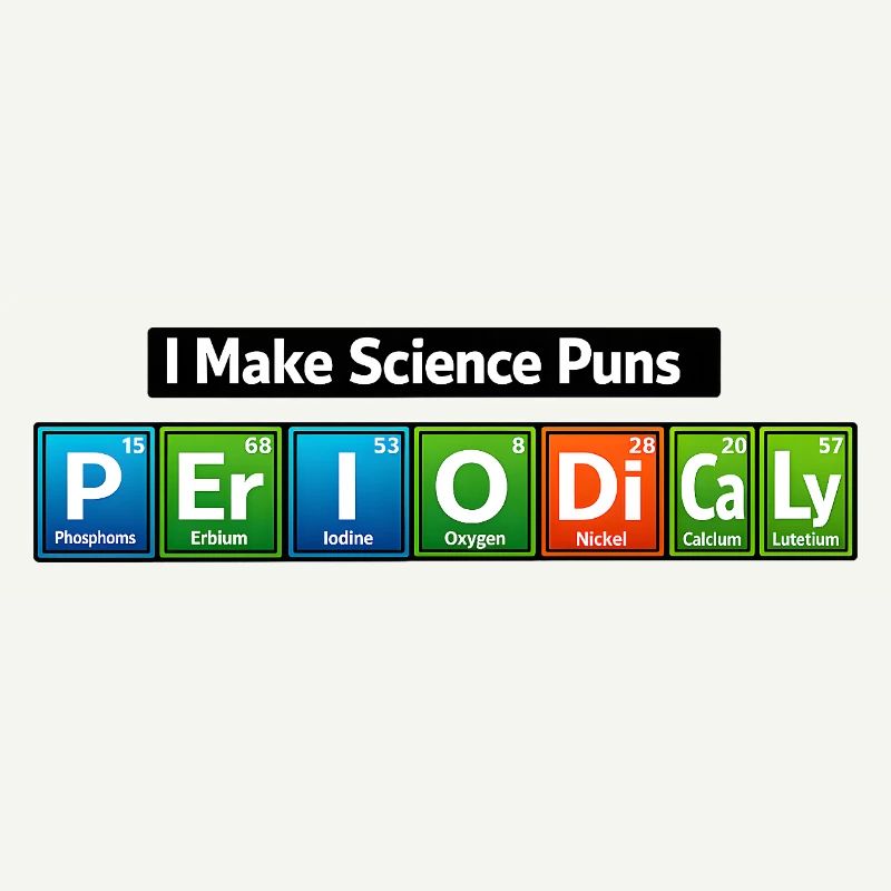 Science Puns: I Make Science Puns