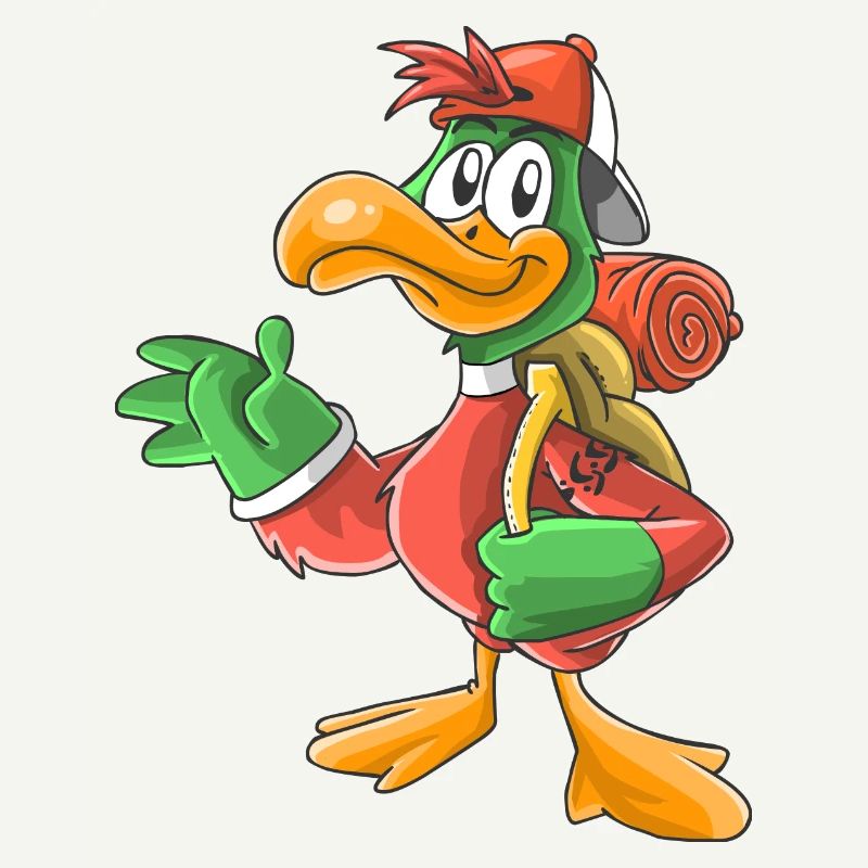 Lustiger Wandervogel
