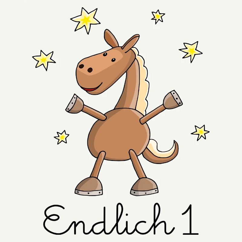 Pferd "Endlich 1." Erster Geburtstag