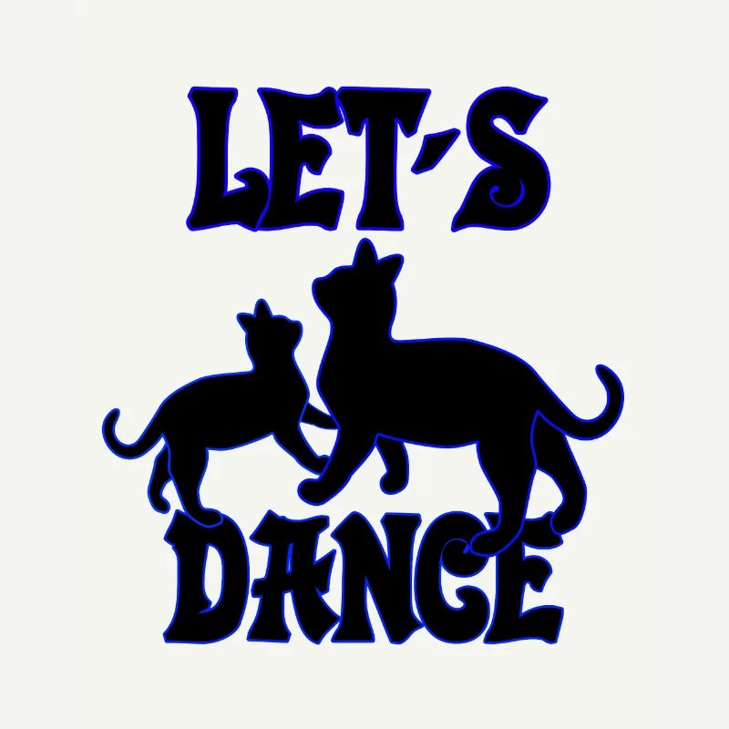 Les chats dansent ensemble