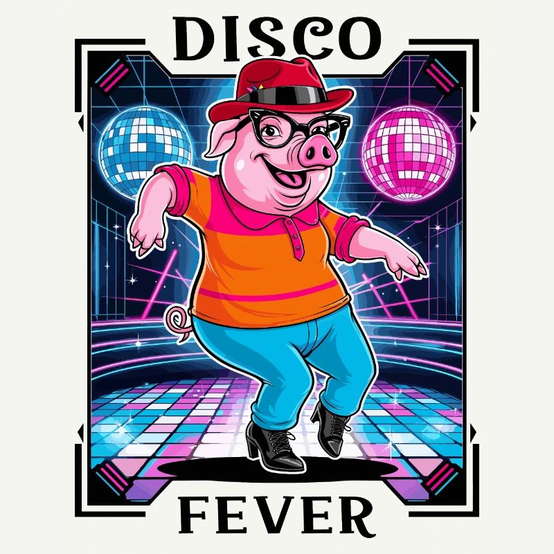 Cool Disco Pig