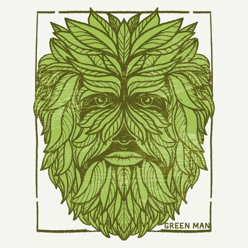 Mystical tree face design