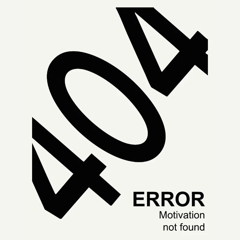 404 Error Motivation not found Lustiger IT Spruch