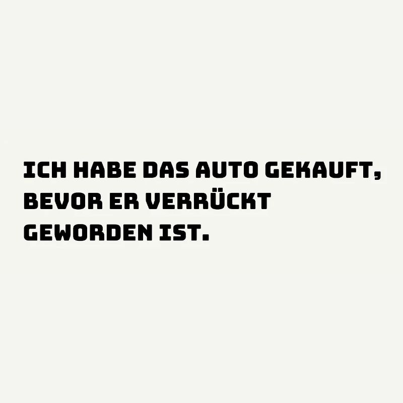 Lustiger E-Auto Aufkleber