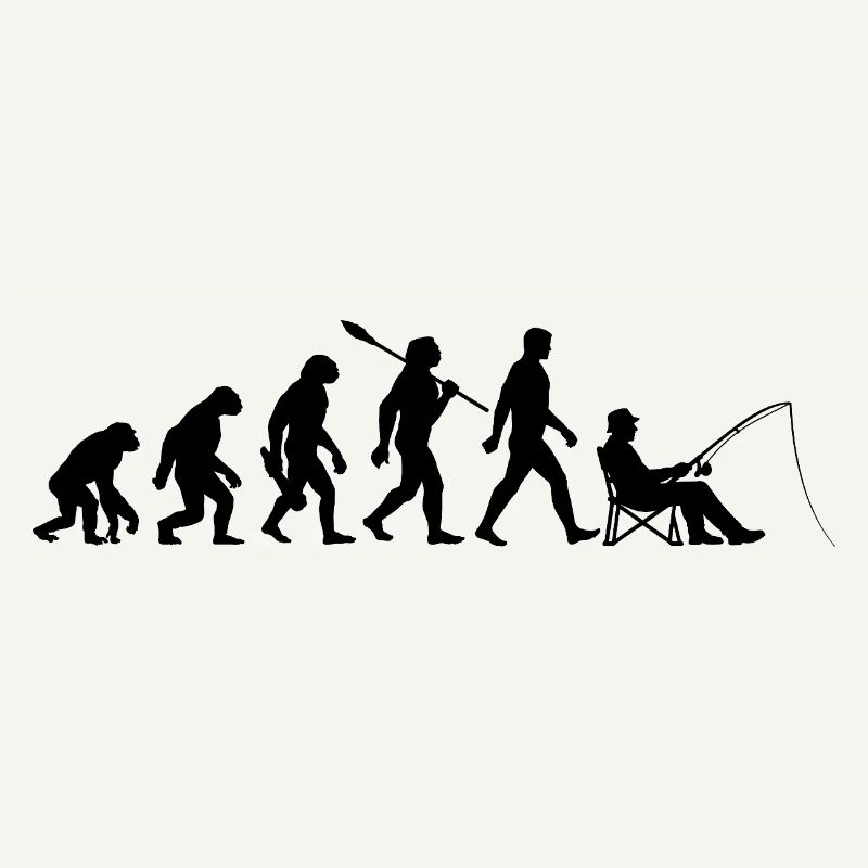 Evolution - Fishing, Angler Gift