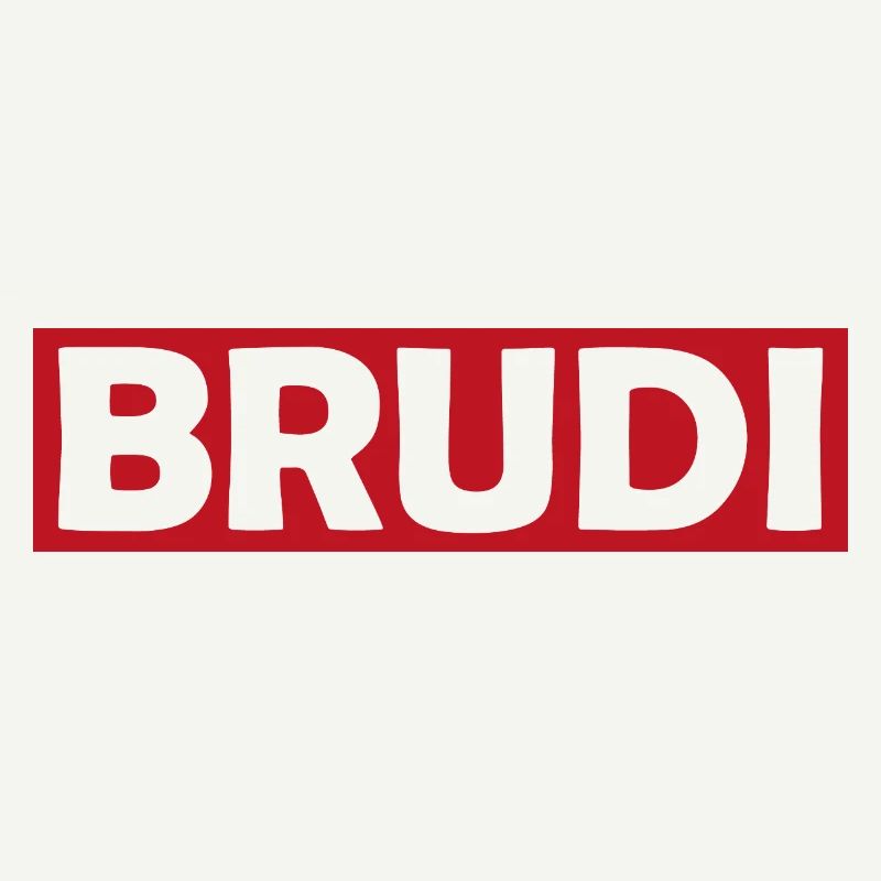 BRUDI Bold Red Logo Tee