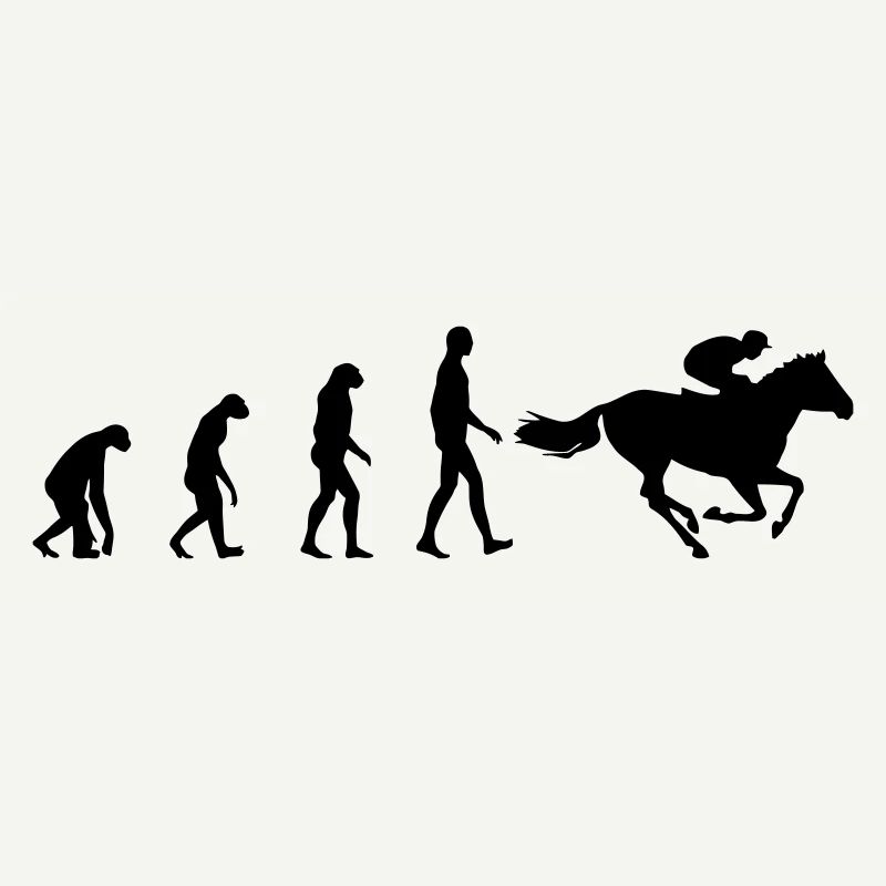 Evolution from man to pro rider