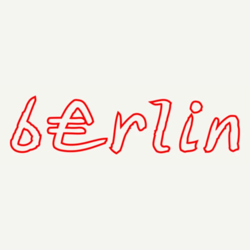 Berlin Neon Graffiti Style