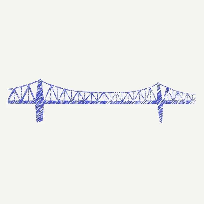 Rendsburg High Bridge – Urban Scribble Art Design