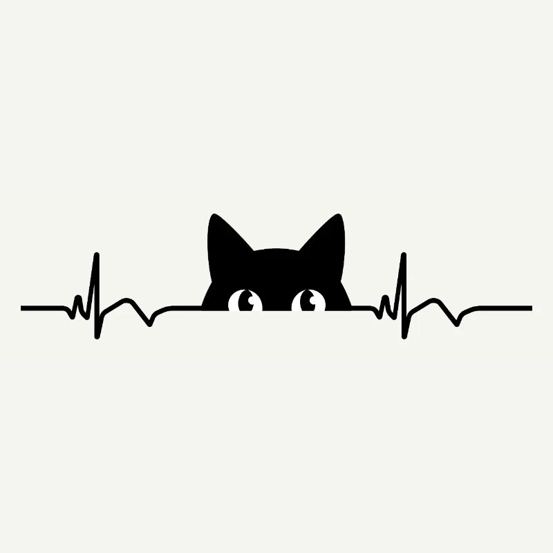Katze EKG Herzfrequenz Herzschlag