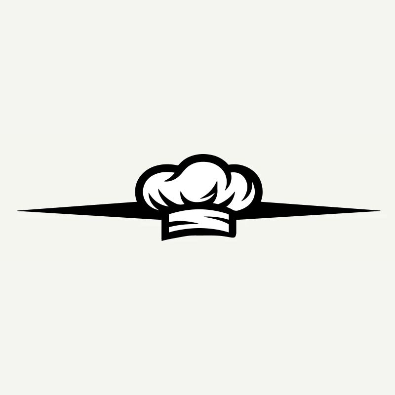 Chef's Hat Symbol Chef Line