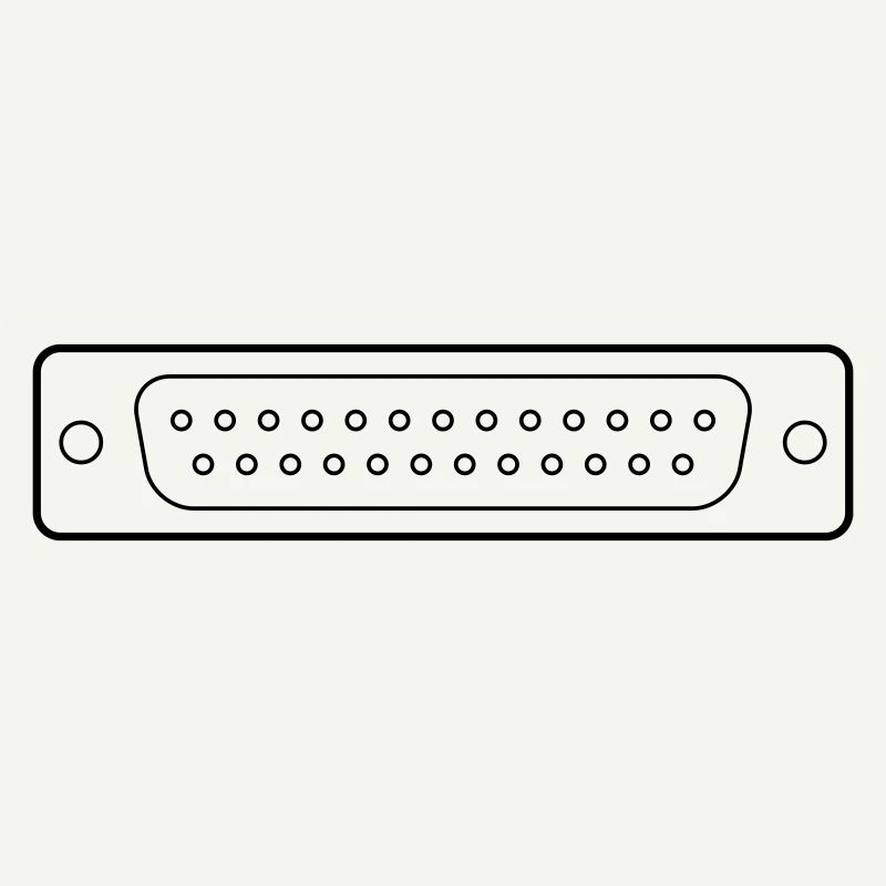 DB 25 Connector Parallel, Printer
