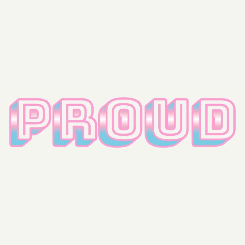 Trans Pride - couleurs du drapeau transgenre