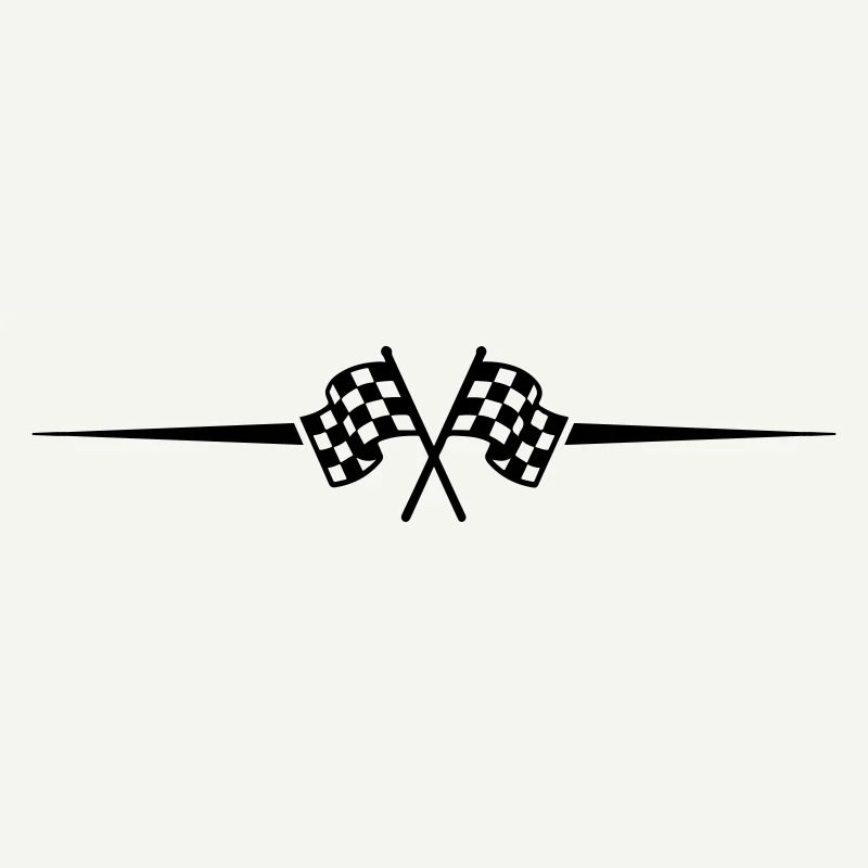 Icône de course de drapeau de course