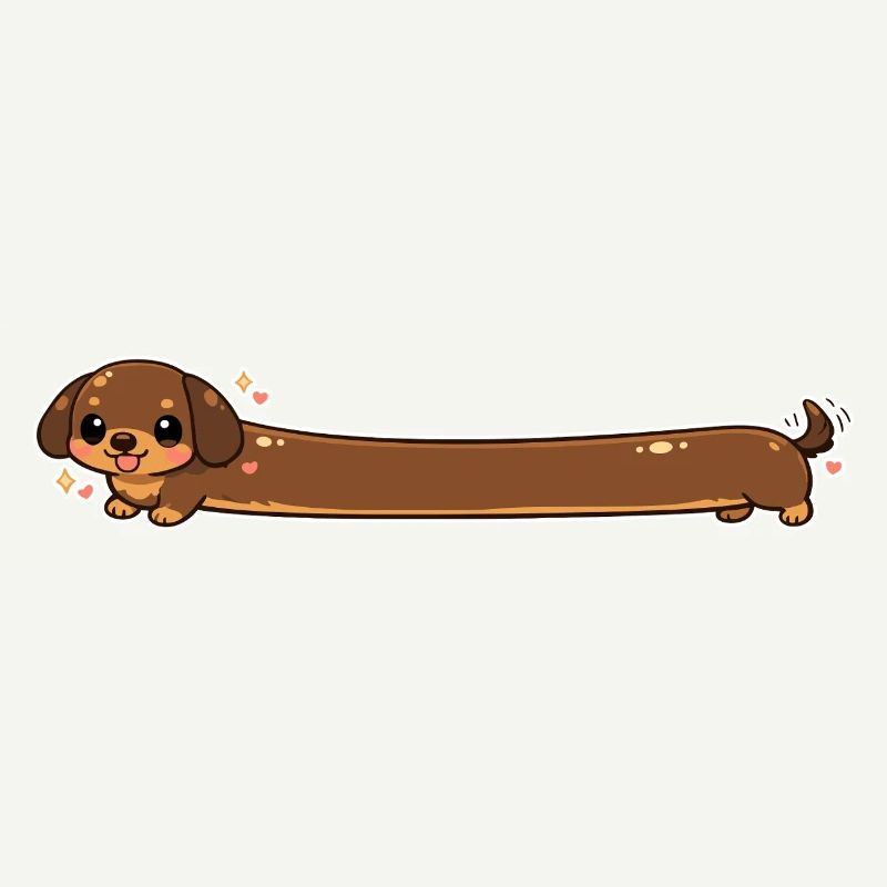 Long, teckel mignon