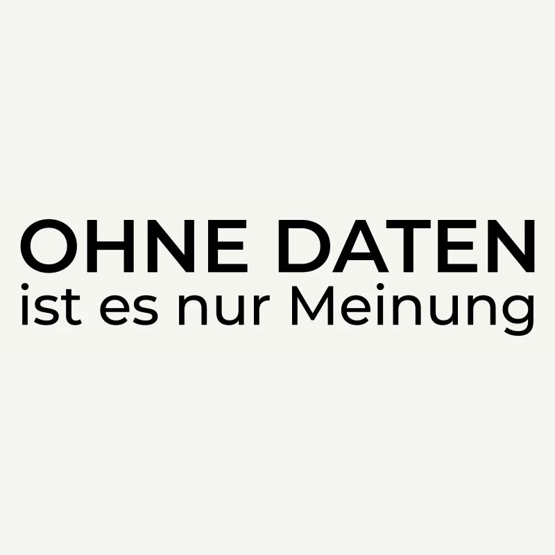 Without data, only opinion – Data & Engineering