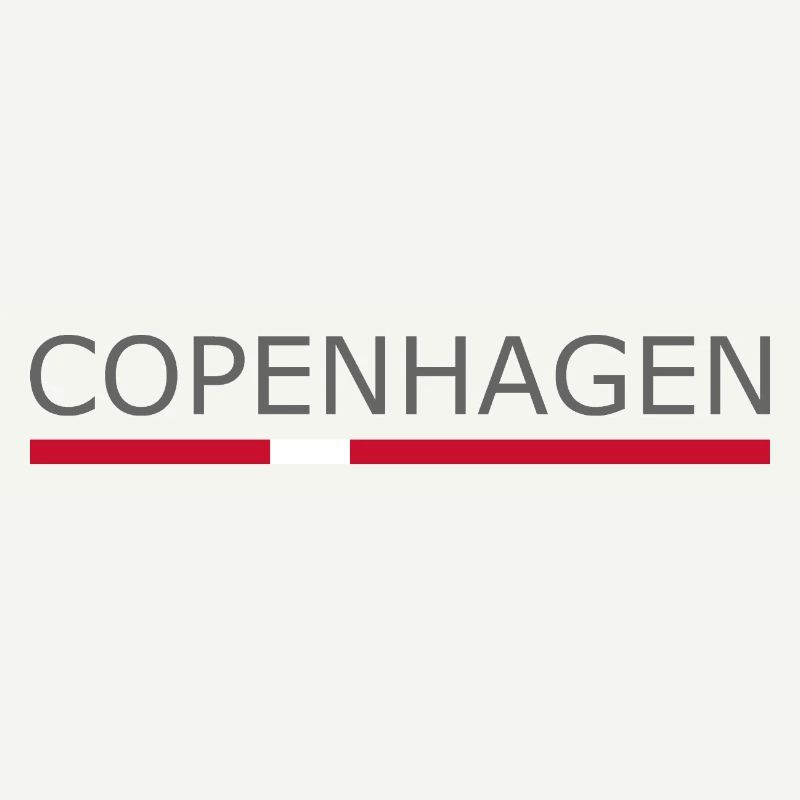 Copenhague - Kopenhague - Drapeau du Danemark - Dänemark
