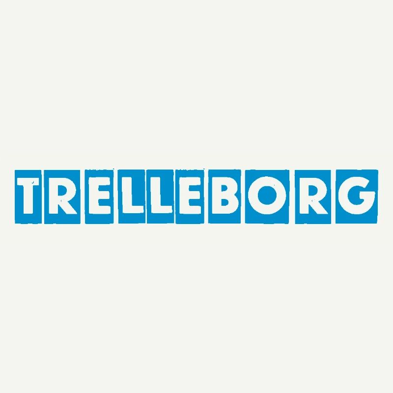 Trelleborg – Blue Text Design